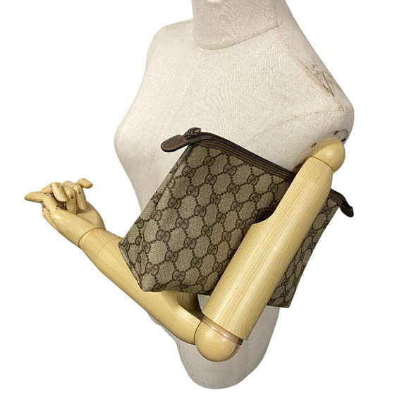 Gucci Pouch GG Pattern clutch bag Brown - Picture 11 of 11